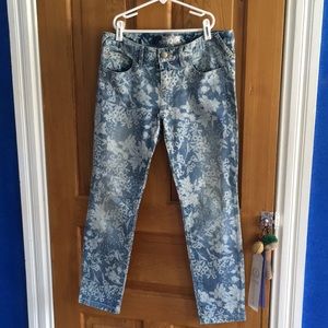 Free People Floral denim jeans - Size 29 like new